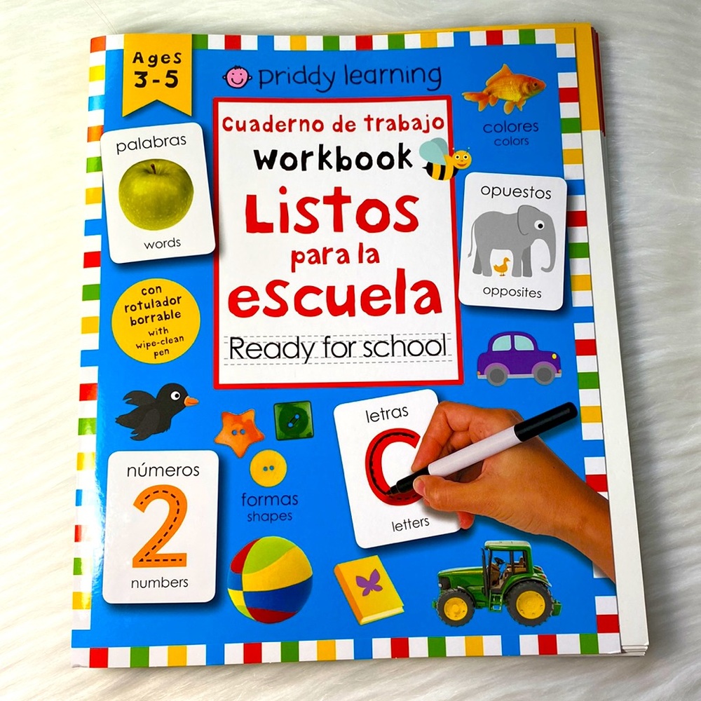 Listos para la escuela/Ready for School Workbook Bilingual English/Spanish - Picture 1 of 16
